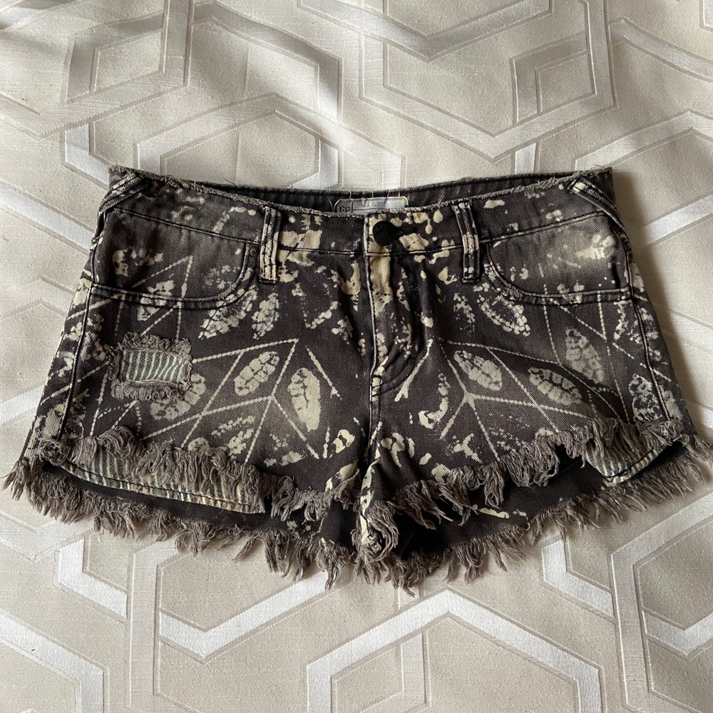 Free People dyed cut off shorts